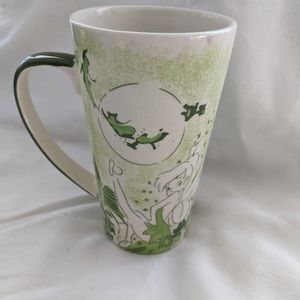 Tinkerbell green tall Disneyland mug